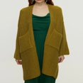 thumbnail image 4 of Womens Long Cardigan Sweaters Open Front Long Sleeve Chunky Cable Knit Duster Outerwear Maxi Fall Sweater Jacket S-XL, 4 of 5