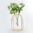 thumbnail image 3 of Hydroponics Plant Flower Pot, Glass+Metal Hydroponic Plant Vases, Durability Gold Wedding Office For Home Gold, 3 of 8