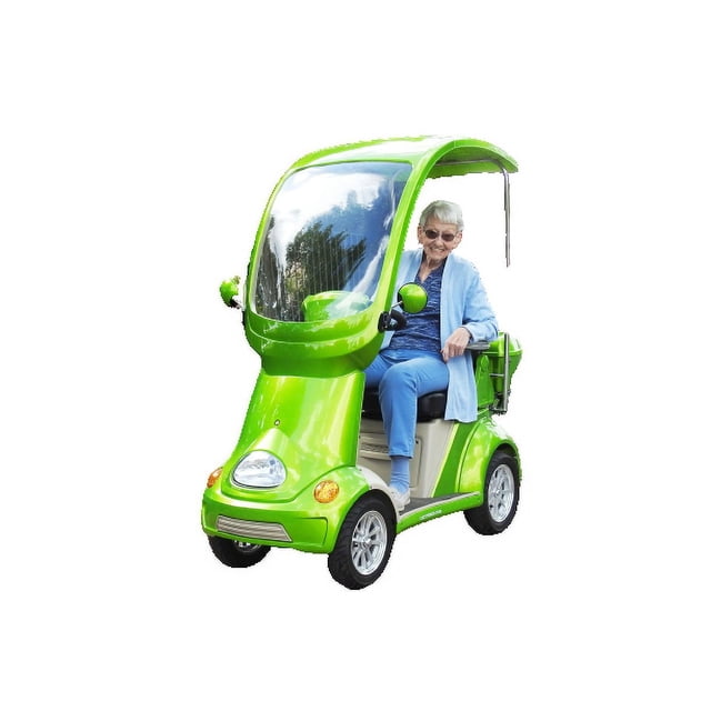 Unmatched Performance | Power-Buggy DX - Four Wheels Electric Scooter with Canopy for Golfers