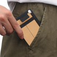 thumbnail image 1 of FHBVT Outdoor Card Pouch Multi-Functional Portable Waist Hanging Vintage Button Design Card Holder for Travel Commuting Hiking Outdoor Activity Small Gear Storage Pouch Lightweight Canvas Organizer, 1 of 6