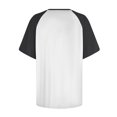 thumbnail image 5 of Timegard Womens Tops Summer Casual Color Block Drop Shoulder Short Sleeve Comfy Loose Blouse Top Tee, 5 of 5