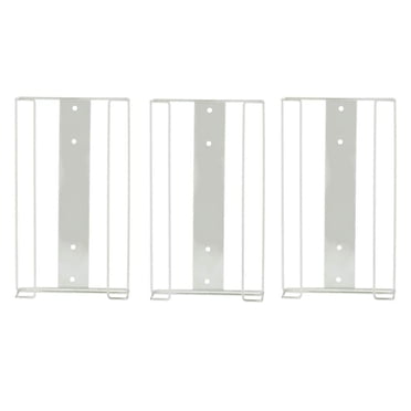 Alpine Industries Quadruple Box Wire Wall Mount Glove Dispenser, White