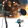thumbnail image 4 of Amdohai Professional BM700 Condenser Microphone Sound Recording Microphone Mic KTV Singing Studio Recording Kit Blue, 4 of 7