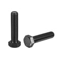 thumbnail image 1 of 2Pack M12-1.75 x 50mm Left Hand Hex Head Bolt, Black Oxide Carbon Steel Reverse Fully Threaded  Fastener Screws Bolts for Machinery, Automobiles and Construction, 1 of 6