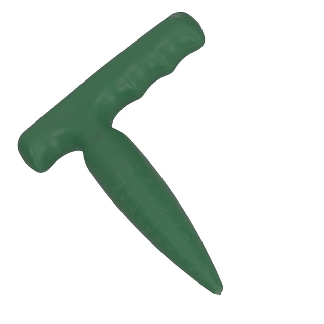Garden Puncher, Ergonomic Design Hole Digger Save Time Portable For Sowing For Transplanting Seedlings Green
