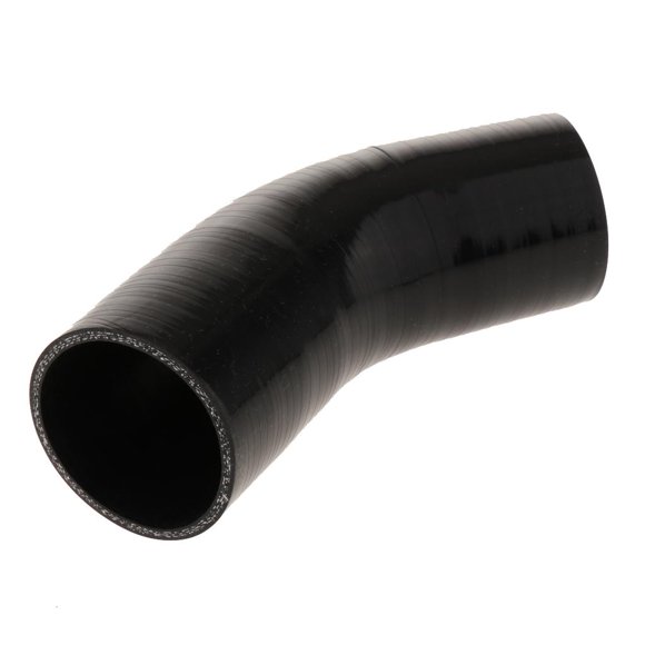 63mm Silicone Vacuum Hose Intercooler Tubing Line - Black, as described