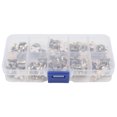 thumbnail image 3 of Women Shirt Brooch Buttons, 150Pcs Strong Durable Elegant Style Plastic Metal No Sew Buttons  For Sewing, 3 of 8