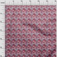 thumbnail image 3 of oneOone Velvet Pink Fabric Leaves Sewing Craft Projects Fabric Prints By Yard 58 Inch Wide, 3 of 5