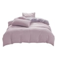 thumbnail image 2 of TIMIFIS Washed Cotton Sheets All-Season Bedding Set - 4-Piece Washable Cotton Solid Color Bed Sheet Duvet Cover and Pillowcases Home Essentials, 2 of 7