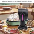thumbnail image 3 of Hotte de gamme portable, grande couverture couverture rechargeable Hotte de gamme de bureau, ventilateur d'échappement de cuisine à faible bruit avec filtre de refroidissement,, 3 of 7