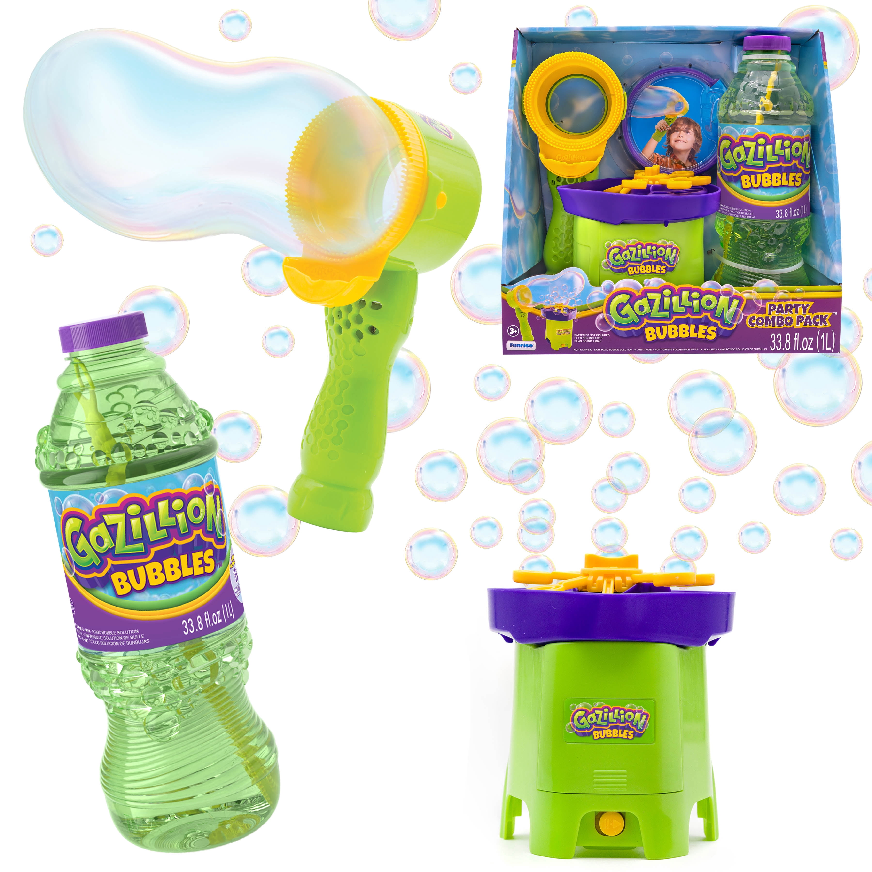 Pack combo fête de bulles gazillion