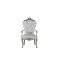 thumbnail image 4 of ACME Gorsedd Arm Chair (Set-2) in Cream Fabric & Antique White, 4 of 5