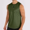 thumbnail image 1 of Styesk Tank Tops Men Fashionable Men's Round-neck Solid Color Mesh Drying Sleeveless, 1 of 6