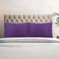thumbnail image 3 of PiccoCasa Pillowcase Set of 2, Soft Cotton with Envelope Grape King, 3 of 7