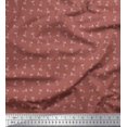 thumbnail image 1 of Soimoi Poly Georgette Fabric Dot & Glass Shirting Fabric Prints by Yard 52 Inch Wide, 1 of 3