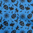thumbnail image 1 of oneOone Polyester Spandex Medium Blue Fabric Halloween Craft Projects Decor Fabric Printed By The Yard 56 Inch Wide, 1 of 4
