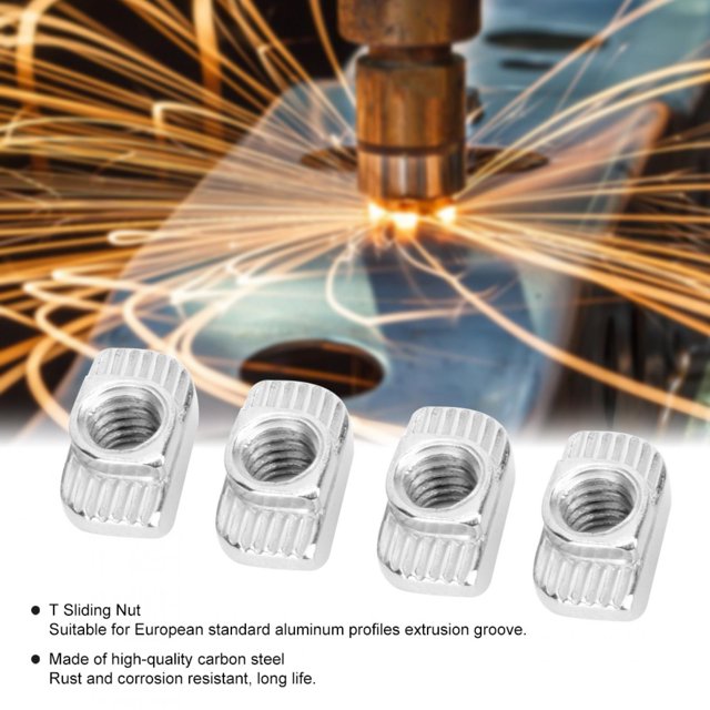 Loewten Aluminum Nut, Elastic Nut, 100pcs CNC Routers For CNC Plasma Cutters