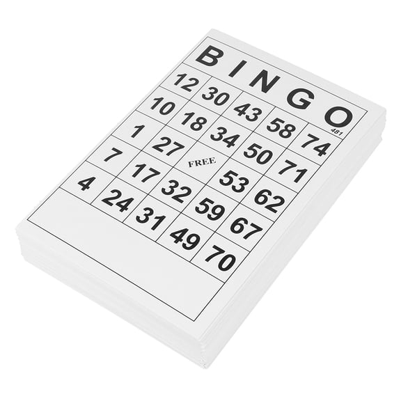 Game Supply 120pcs Bingo Cards Desktop Game Supply Educational Plaything for Child