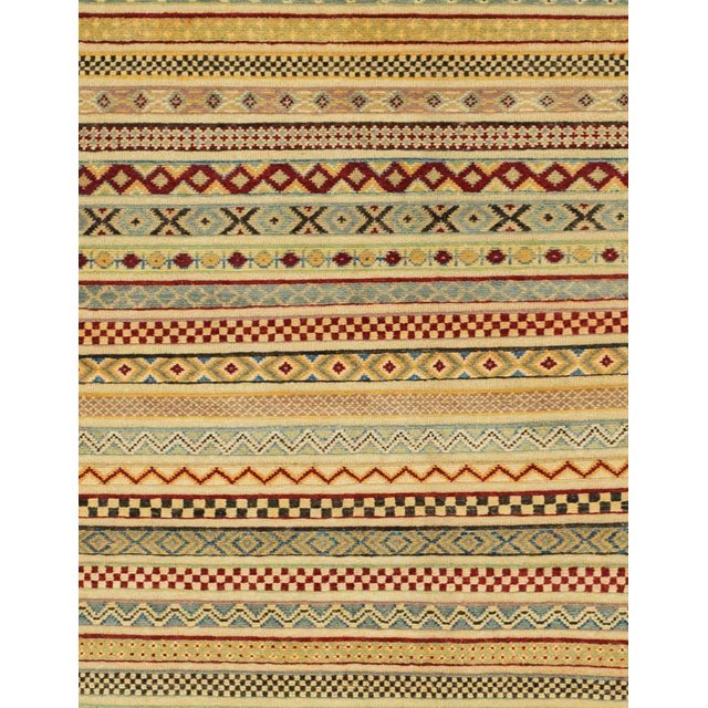Ahgly Company Indoor Rectangle Abstract Orange Abstract Area Rugs, 4' x 6'