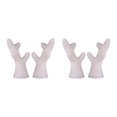 thumbnail image 1 of mmirethe 2pcs Easy To Install Antlers Sticker To Decorate Christmas Car Cute Waterproof white large 2Set, 1 of 6