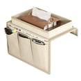 thumbnail image 1 of WRKEKC Clearance 5-Pocket Sofa Armrest Organizer - Bedside Storage Caddy for Remote/Tablet/Books/Magazines, 1 of 8