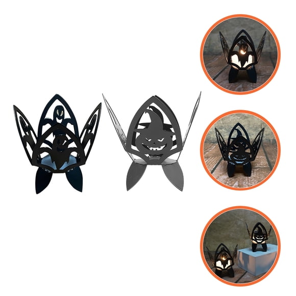 FESTFENDS 2Pcs Votive Holder Iron Candle Holder for Classic Design Use