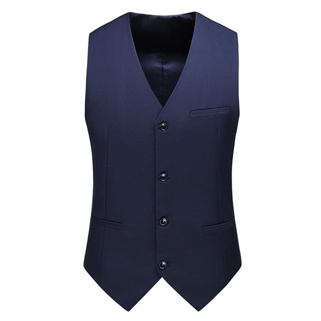 Birdeem Tank Top for Men Men Stripe Fashion Retro Have Pockets Single-Breasted V-Neck Tanks Tops Blouse