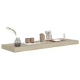 thumbnail image 3 of vidaXL Floating Wall Shelf Oak 80x23.5x3.8 cm MDF, 3 of 4