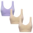 thumbnail image 1 of tumgatte Women Color Plus Size Ultra-thin Large Bra Sports Bra Full Bra Cup Tops Clearance, 1 of 6