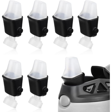 6pcs Replacement Spout for Contigo Aubrey, Silicone Water Bottle Mouthpiece Replacement Lid Parts Mouth Piece Accessories for Contigo Water Bottle 14oz/20oz for Kids (Spout Only)
