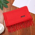 thumbnail image 2 of TIELUTT Imitation Scarf 35cm Wool Color Tassels Thickened Scarf Autumn and Winter Warming Pads for Muscles Easy Storage Elliptical Pt Bands Work Out Stool Flabby Arm, 2 of 3
