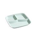 thumbnail image 1 of Divided Plates For Adults 10 Inch Plastic Reusable Dinner Plate With 3 Sections For Portion Control Picnic Camping And Family Meals, 1 of 6