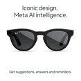 thumbnail image 3 of Ray-Ban | Meta Headliner (Gen 2) - Matte Black, Polarized Gradient Graphite lenses, 3 of 7