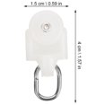 thumbnail image 2 of 10pcs Curtain Track Pulley Curtain Rail Track Curtain Wheel Curtain Fitting, 2 of 6