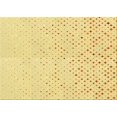 thumbnail image 1 of Ahgly Company Tapis d'Intérieur Rectangulaire Transitionnel Jaune Lavable à la Machine, 2 Pieds x 4 Pieds, 1 of 7