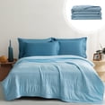 thumbnail image 1 of SROBPTY Summer Quilt, Solid Color Washable Conditioning Quilt Summer Cool Quilt Thin Quilt Fiber Quilt, 1 of 5