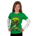 thumbnail image 1 of Ed Hardy - Collage de Roses en Diamant Koi Poissons T-Shirt à Manches Longues 2fer pour Filles, 1 of 1