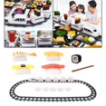 thumbnail image 4 of Sushi Roting Train Train Toy Railroad Kids Trains Roting Bar Home, Train Around, 4 of 10