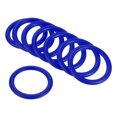 thumbnail image 1 of Unique Bargains 4cm Plastic Carnival Ringtoss Rings Hoop Party Favor Game, Blue 24 Pack, 1 of 5