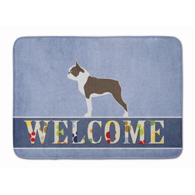 Carolines Treasures BB5548RUG Boston Terrier Tapis en Mousse à Mémoire de Forme Lavable en Machine