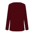 thumbnail image 4 of Womens Long Sleeve V Neck T Shirts 2025 Casual Basic Ribbed Knit Tops Lightweight Stretch Pullover Sweater Shirts, 4 of 5