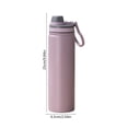 thumbnail image 3 of Stainless Steel Insulated Cup, Usavan Portable Large Capacity Sports Water Bottle, 5-Layer Insulation Leak-Proof Direct-Sip Handheld Water Bottle for Commute Outdoor Activities, 3 of 6