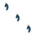 thumbnail image 2 of Wweixi Coat Hooks Easy To Install And Wide Application For Added In Daily Life Retro blue (horse) 3Set, 2 of 6