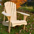 thumbnail image 1 of Premium Solid Pine Muskoka Chair DIY Assembly Kit – Classic Outdoor Wooden Patio, Deck & Garden Chair, 1 of 3