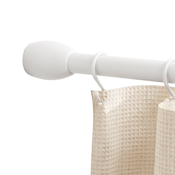 Tringle à rideau de douche à tension réglable Mainstays, 109 à 183 cm, blanche