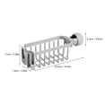 thumbnail image 2 of Oleegame 1PC Shower Soap Dish With Hook Sink Sponge Rack Stand Kitchen Faucet Storage Rack Sponge And Towel Rack Drain Basket Home Kitchen Cleaning Tools Pink, 2 of 2