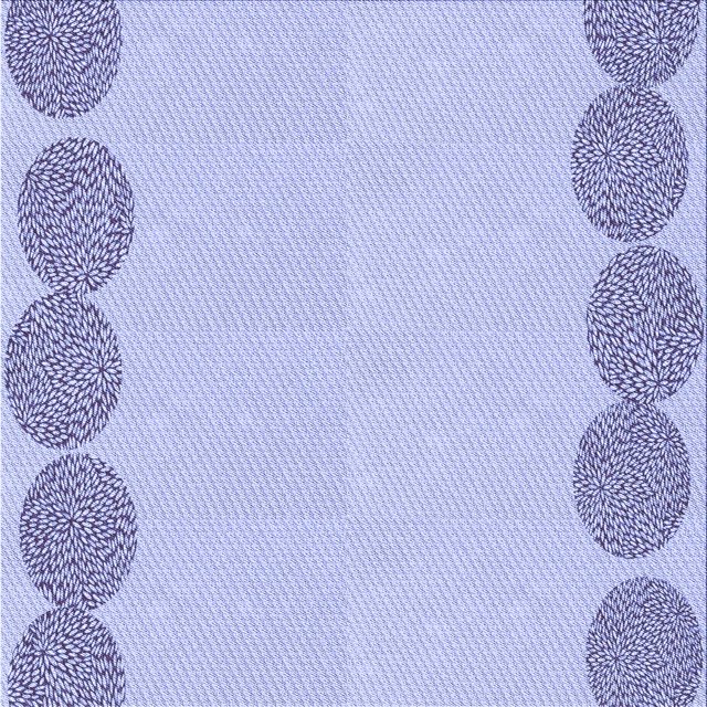 Ahgly Company Machine Washable Indoor Square Transitional Heavenly Blue Area Rugs, 4' Square