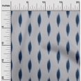 thumbnail image 1 of oneOone Cotton Poplin Fabric Abstract Ikat Print Fabric By The Yard 56 Inch Wide, 1 of 4