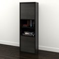 thumbnail image 4 of Nexera Sereni-T 2-Door Bookcase, Black And Ebony, 4 of 5