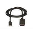 thumbnail image 3 of StarTech.com 3ft/1m USB C to DisplayPort 1.2 Cable 4K 60Hz, USB-C to DisplayPort Adapter Cable HBR2, USB Type-C DP Alt Mode to DP Monitor Video Cable, Compatible with Thunderbolt 3, Black - USB-C Male to DP Male (CDP2DPMM1MB) - DisplayPort cable - 24 pin USB-C (M) to DisplayPort (M) - Displayport 1.2/Thunderbolt 3 - 3.3 ft - 4K60Hz (3840 x 2160) support - black - for P/N: TB33A1C, TB3DK2DPM2, TB3DKDPMAW, TB3DKDPMAWUE, TB3DOCK2DPPD, TB3DOCK2DPPU, 3 of 15